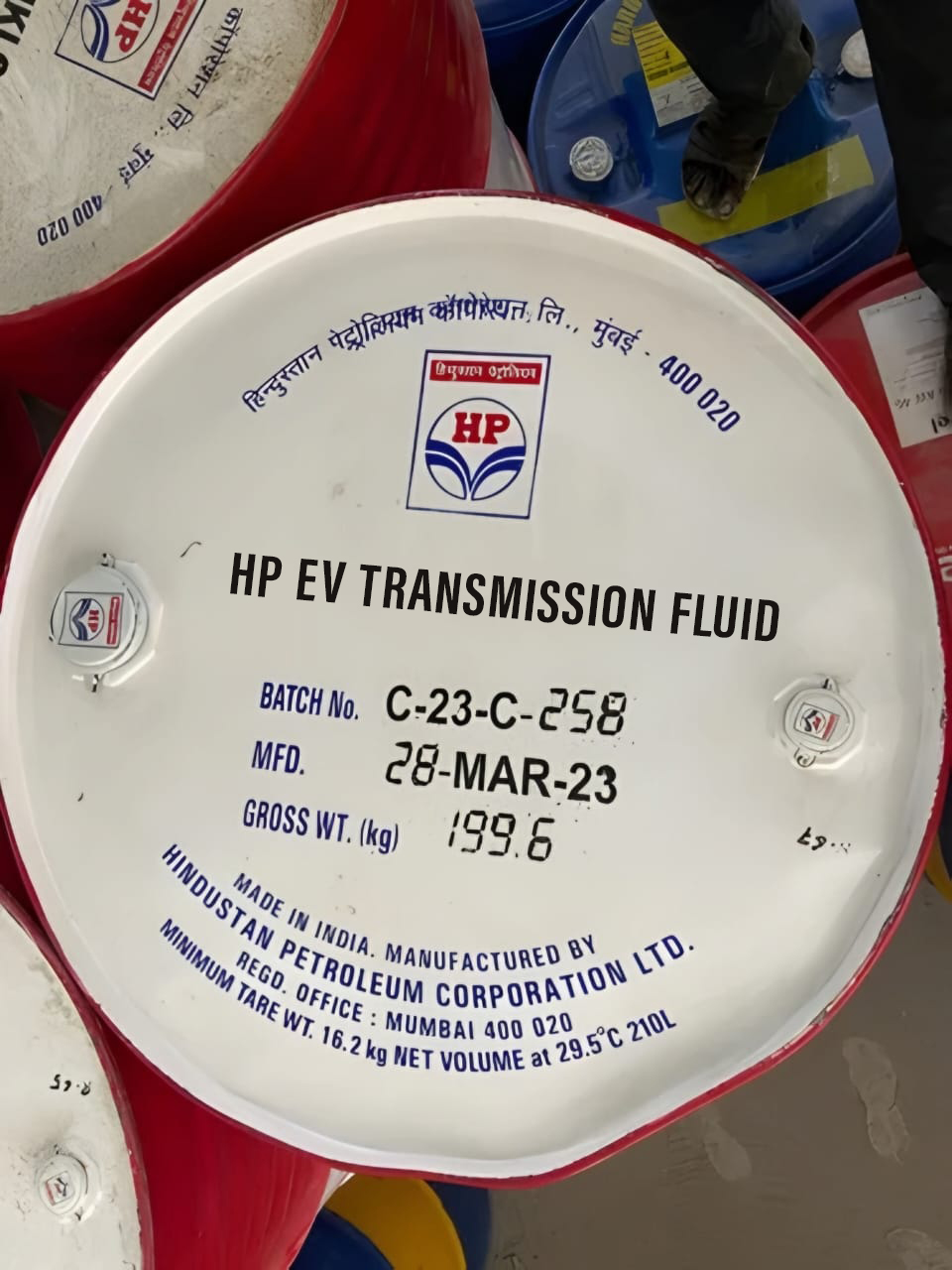 HP EV TRANSMISSION FLUID barrel