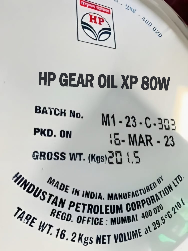 HP GEAR OIL XP 80W barrel