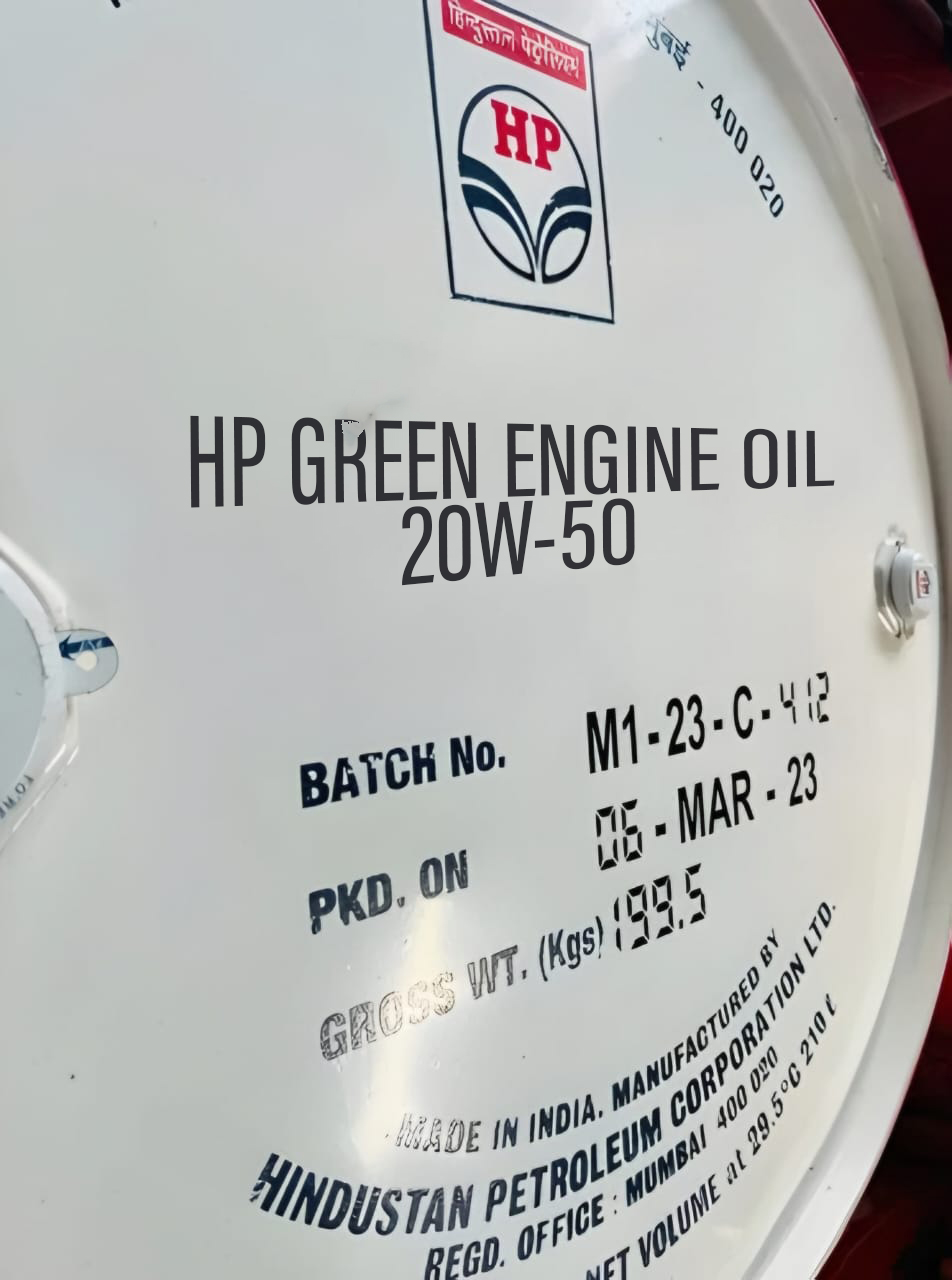 HP GREEN ENGINE OIL 20W-50 barrel
