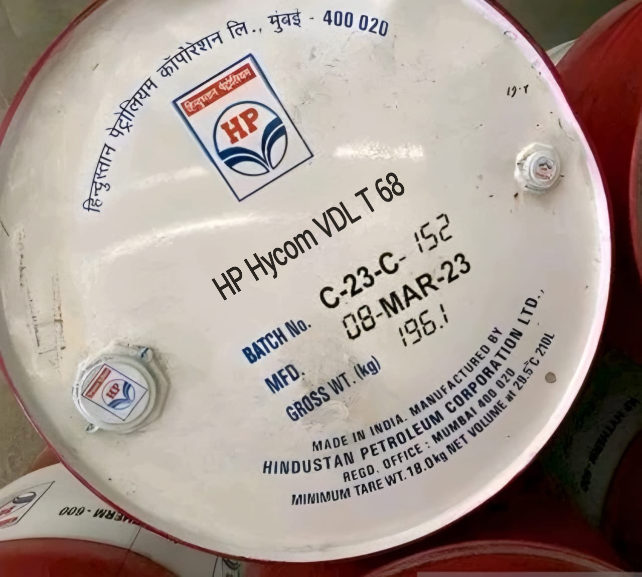 HP Hycom VDL T 68 barrel
